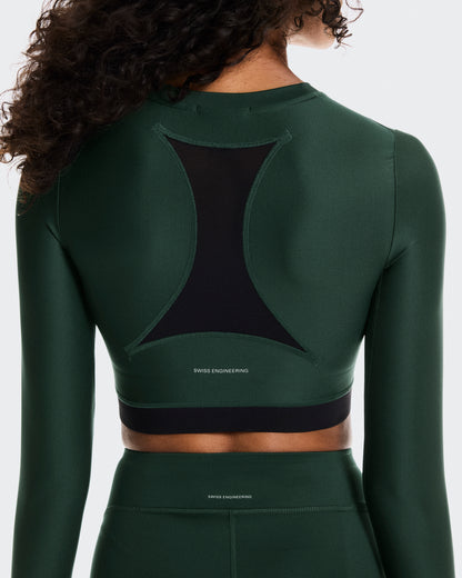 On Train Long Sleeve Crop Obsidian (Women'S)