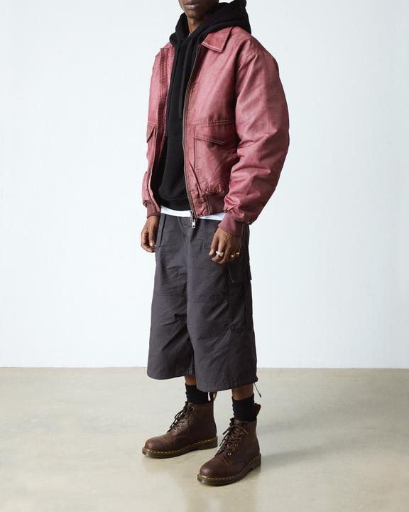 Dr Martens Crazy Horse Leather Ankle Boots - Dark Brown