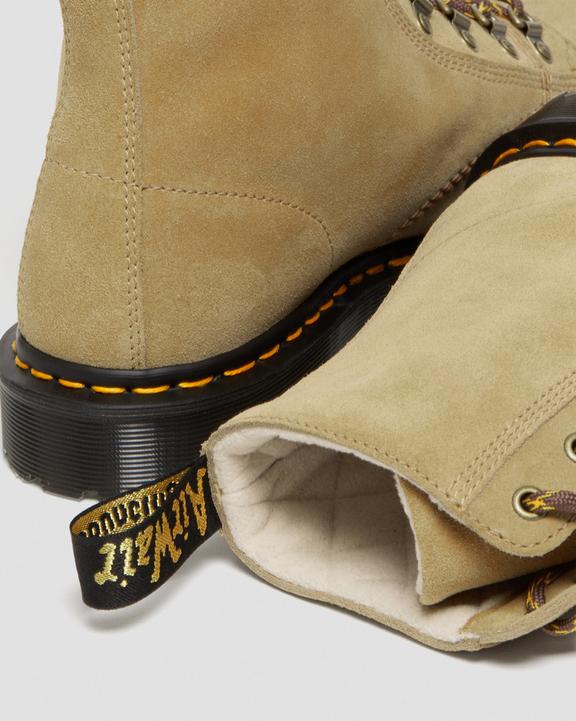 Dr Martens Barton Made In England Suede Boots - Sand