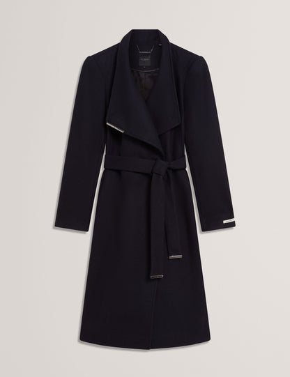 Ted Baker Rose Mid Length Belted Wool Wrap Coat Women's