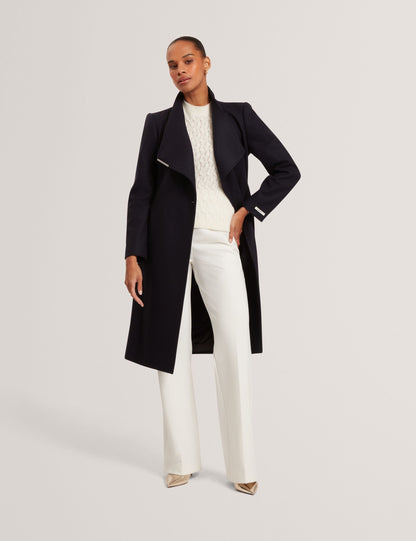 Ted Baker Rose Mid Length Belted Wool Wrap Coat Women's
