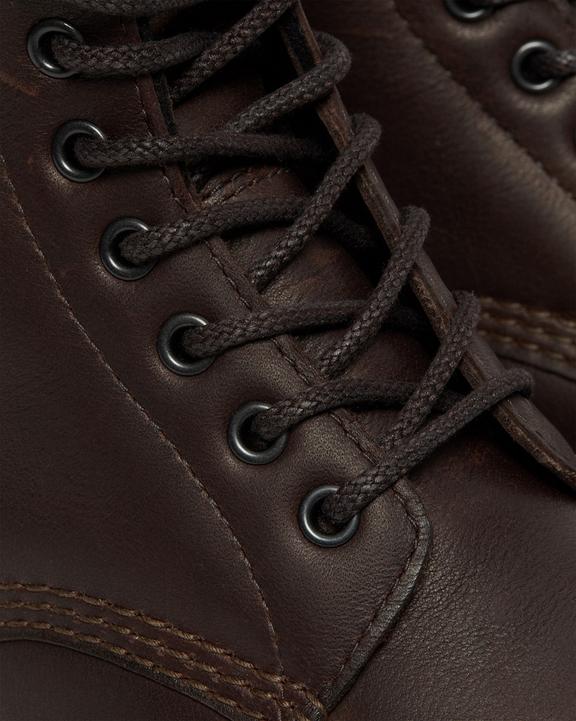 Dr. Martens 1460 Warmwair Leather Lace Up Boots Dark Brown - Mens