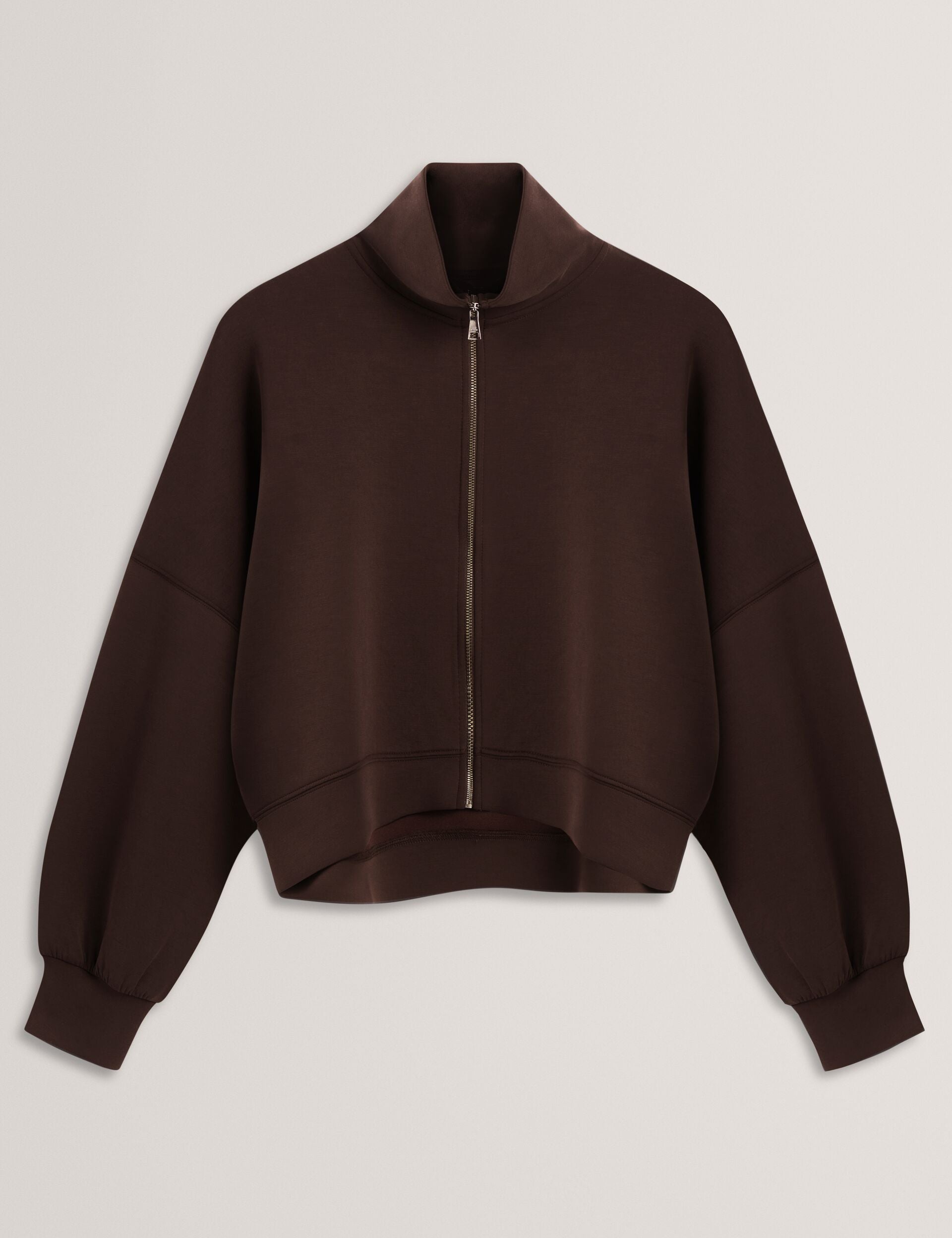Ted Baker Arorha Zipup Funnel Neck Sweatshirt Women's
