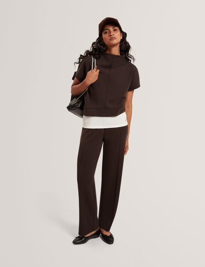 Ted Baker Haliyy Funnel Neck Short Sleeve Sweatshirt Women's
