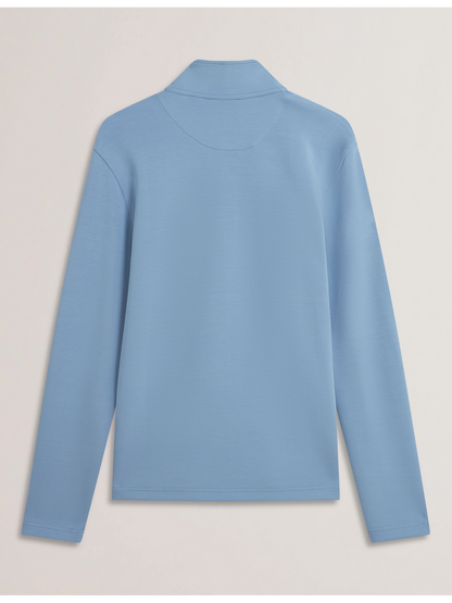 Ted Baker Simonea Textured Panel Halfzip Modal Sweatshirt