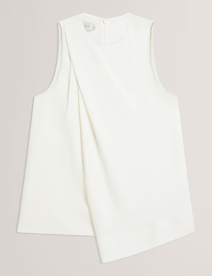 Ted Baker Icana Draped Front Asymmetric Sleeveless Top Women's