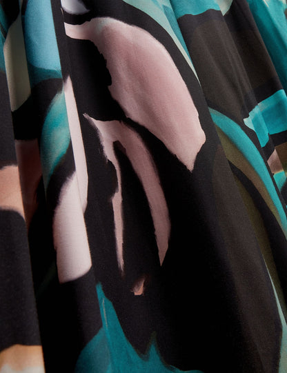 Ted Baker Eskaa Abstract Print Flowy Wide Leg Jumpsuit Women's