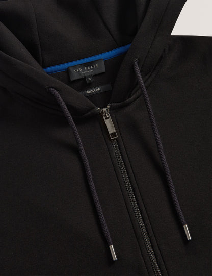 Ted Baker Epio Long Sleeve Zipthrough Neoprene Hoodie