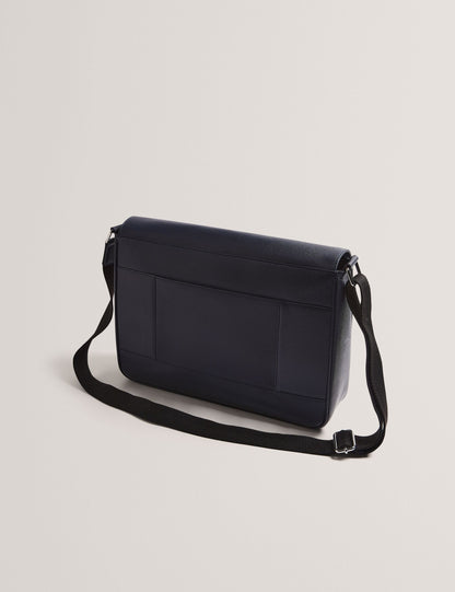 Ted Baker Kamaron Caviar Leather Crossbody Messenger Bag