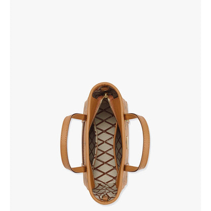 MCM Mini Toni Top-zip Shopper In Visetos