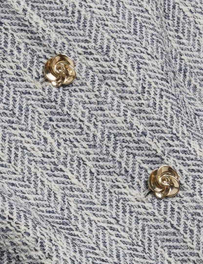 Ted Baker Vulpa Boucle Buttonup Cropped Tailored Jacket Women's