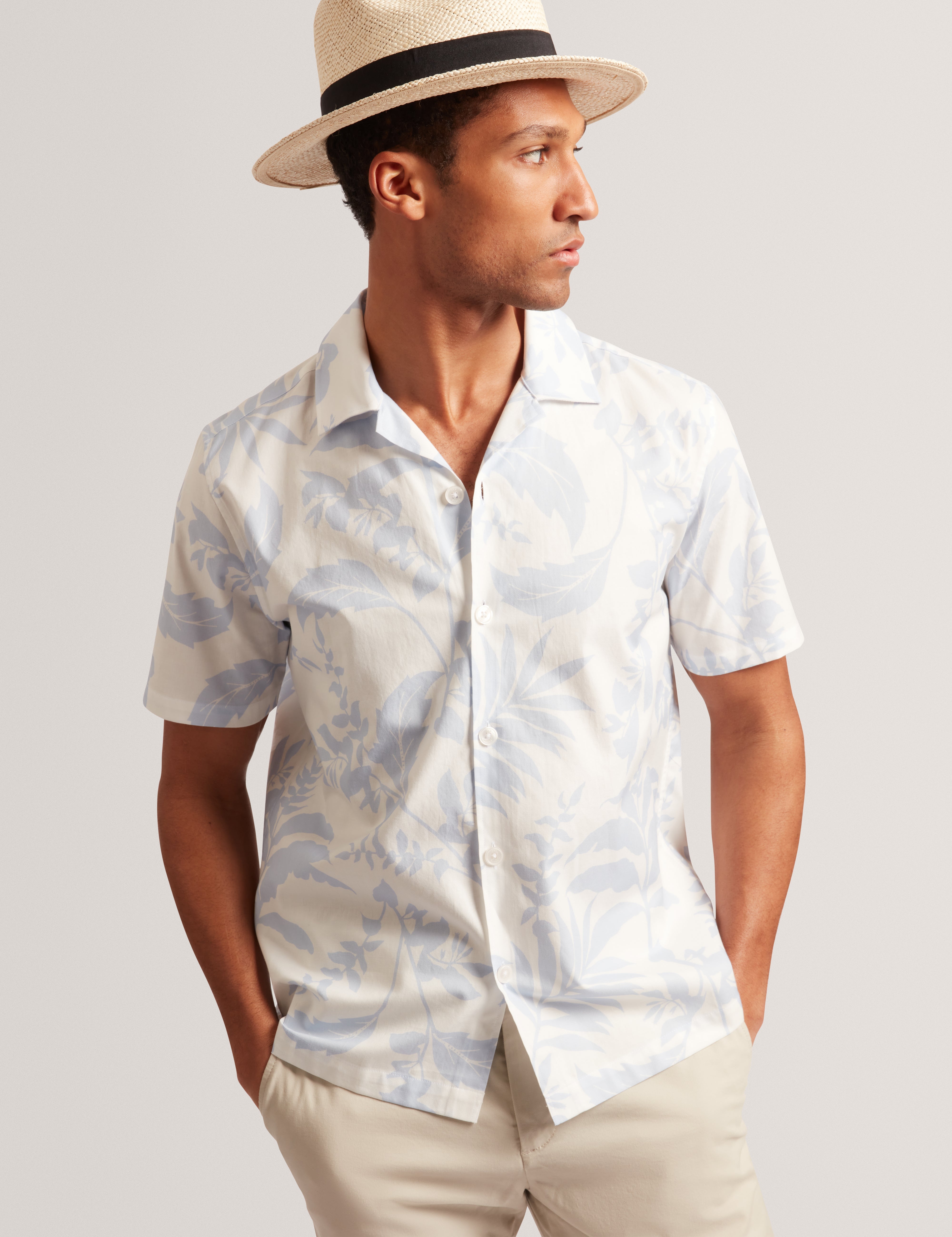 Ted Baker Jimesi Woven Straw Panama Hat
