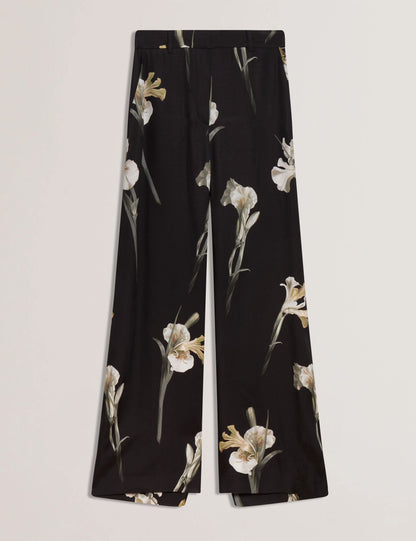 Ted Baker Haydie Floral Print Wide Leg Tailored Trousers Women's