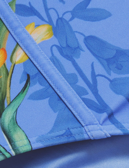 Ted Baker Lorriee Printed High Waisted Bikini Bottoms Women's
