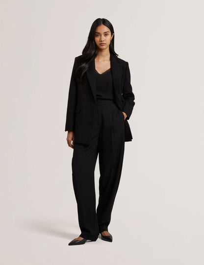 Ted Baker Kiolli Wool Blend Barrel Leg Tailored Trousers Women's