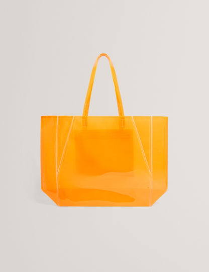 Ted Baker Vinessa Neon Vinyl Large Folding Shopper Bag Women's