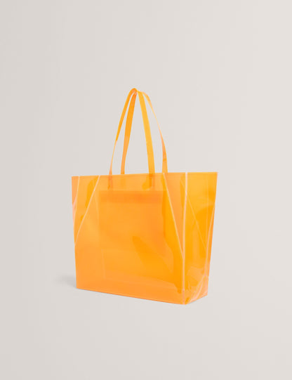 Ted Baker Vinessa Neon Vinyl Large Folding Shopper Bag Women's