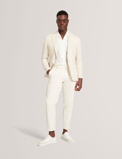 Ted Baker Rusticj Textured Boucle Cotton Blend Blazer