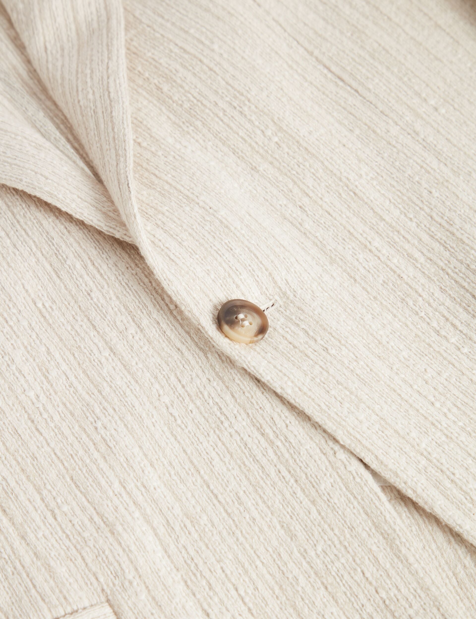 Ted Baker Rusticj Textured Boucle Cotton Blend Blazer
