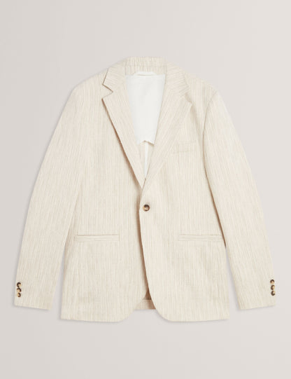 Ted Baker Rusticj Textured Boucle Cotton Blend Blazer