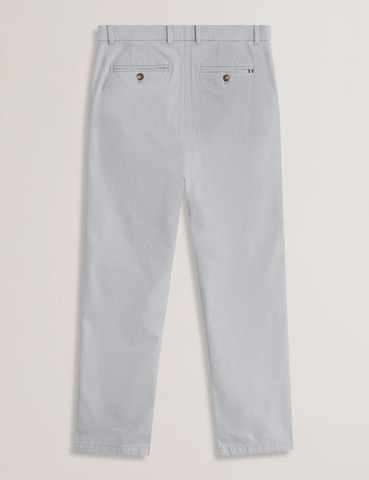 Ted Baker Batford Grey Slim Fit Cotton Blend Chinos