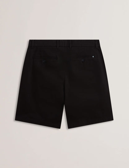Ted Baker Barnham Black Cotton Blend Chino Shorts