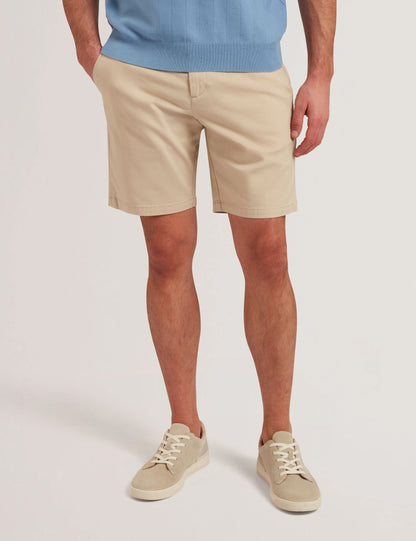 Ted Baker Barnham Stone Cotton Blend Chino Shorts