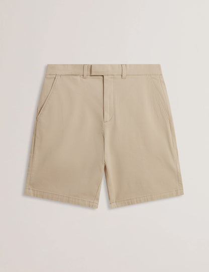 Ted Baker Barnham Stone Cotton Blend Chino Shorts
