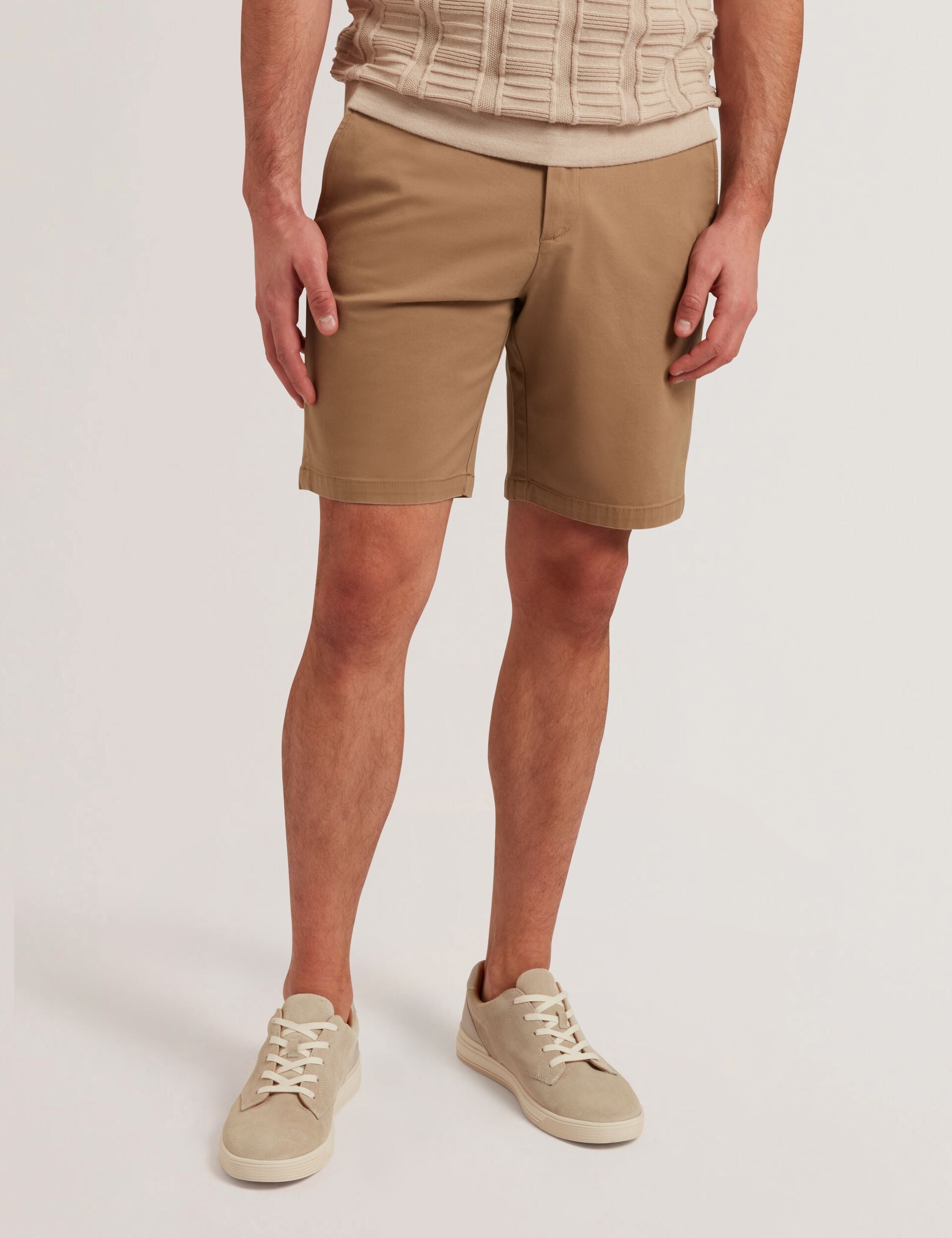 Ted Baker Barnham Regular Fit Cotton Blend Chino Shorts
