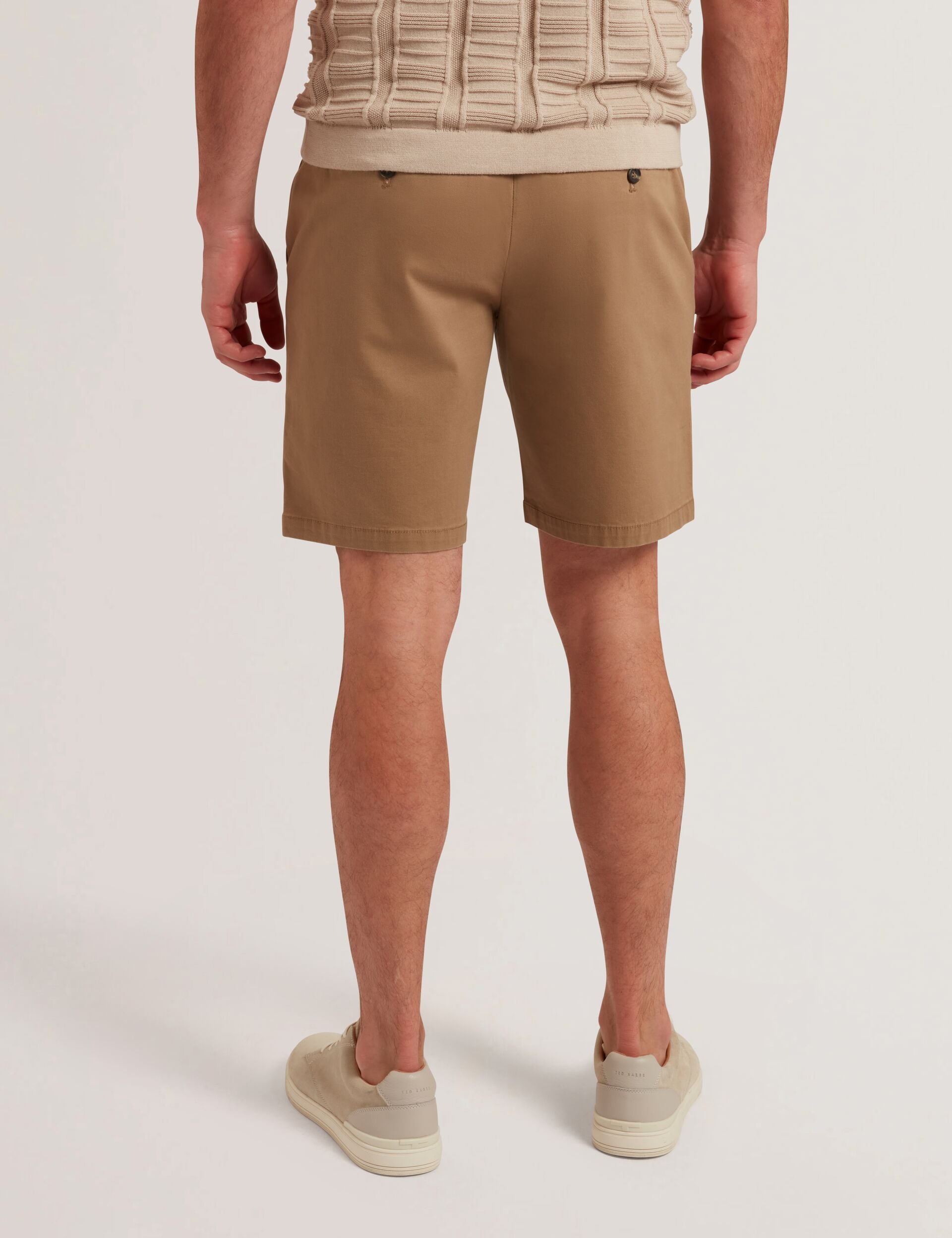 Ted Baker Barnham Regular Fit Cotton Blend Chino Shorts