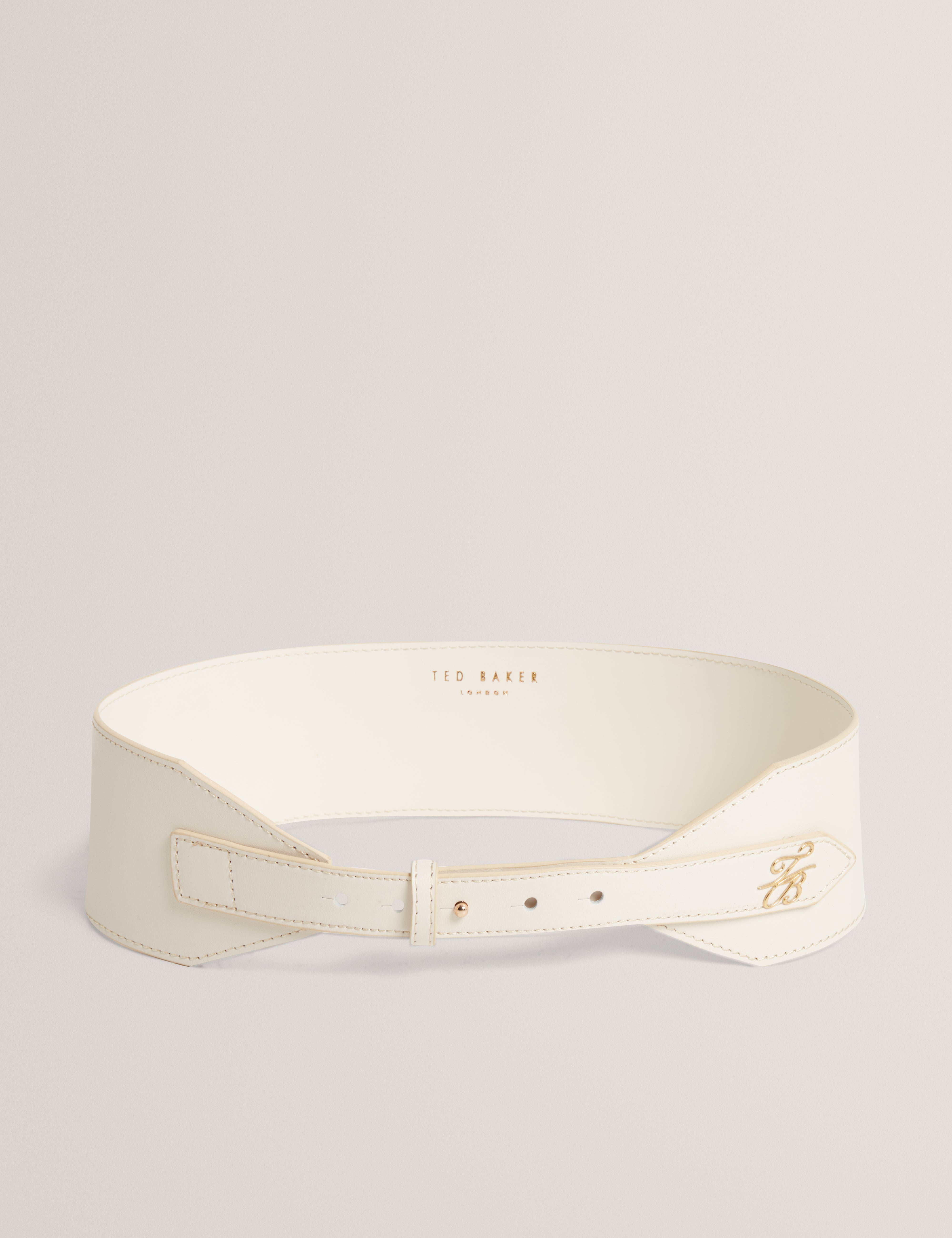 Ted Baker Annalee Tb Hardware Logo Leather Sash Belt Women's