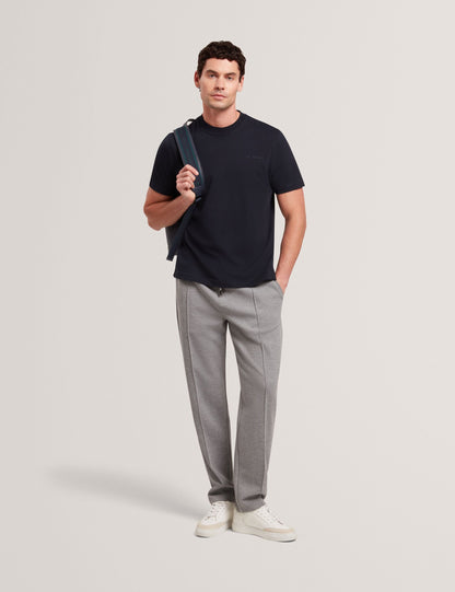 Ted Baker Lierts Textured Neckline Branded Tshirt