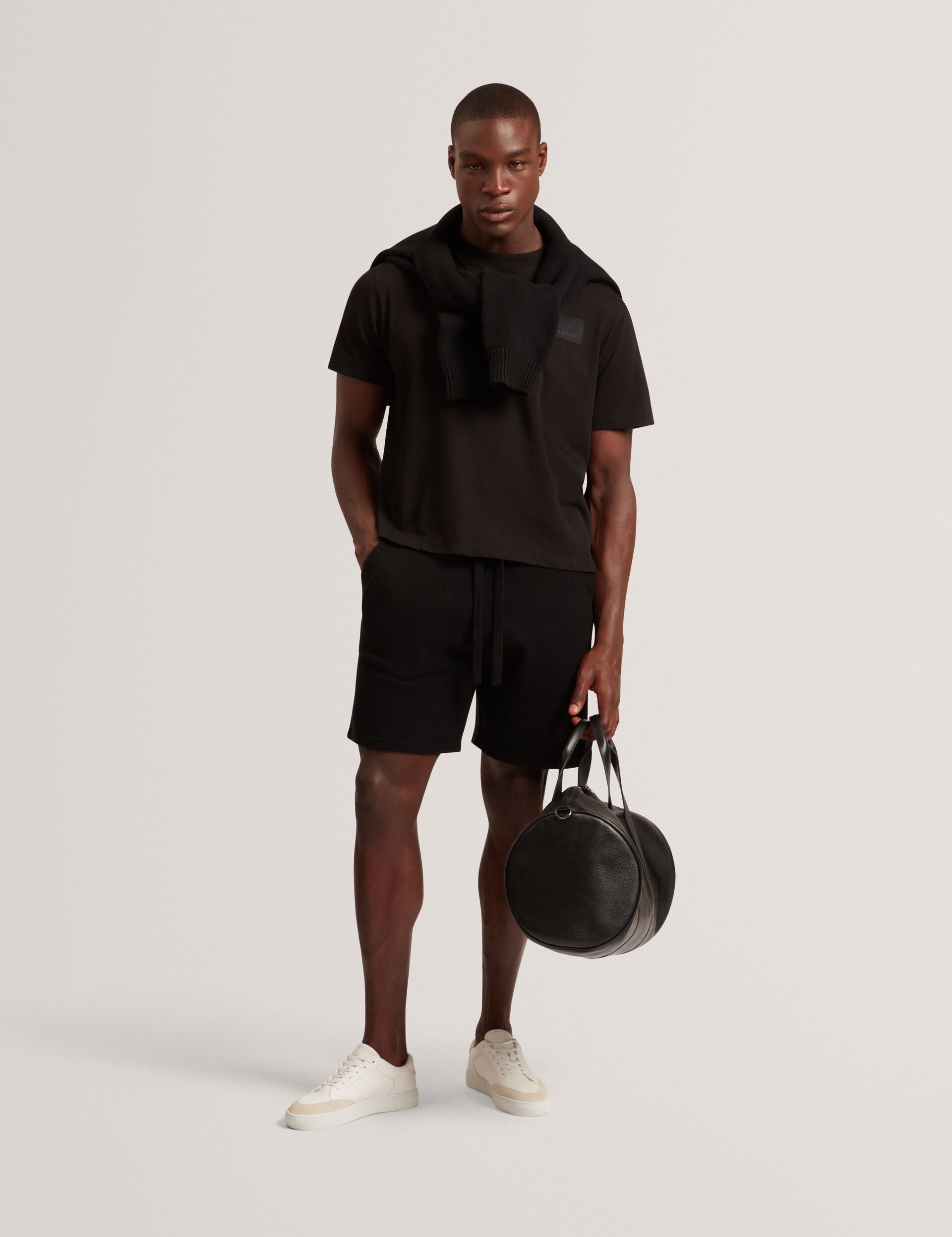 Ted Baker Owaine Wool Knit Straight Leg Shorts