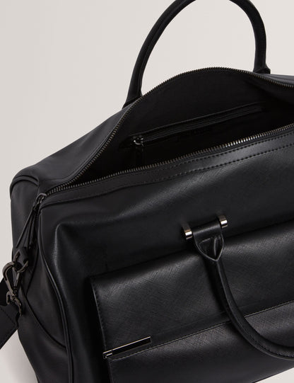 Ted Baker Samber Textured Pu Hardware Detail Holdall Bag