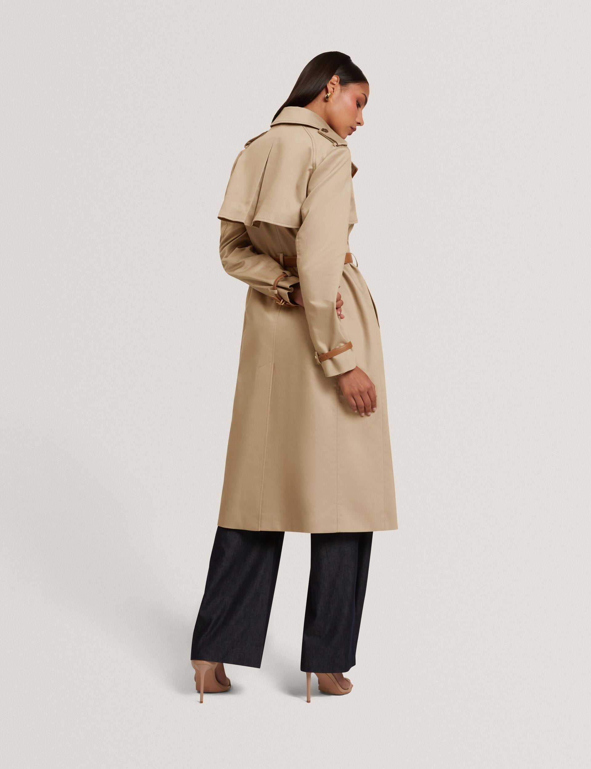Ted Baker Arytha Cotton Twill Belted Trench Coat Women's