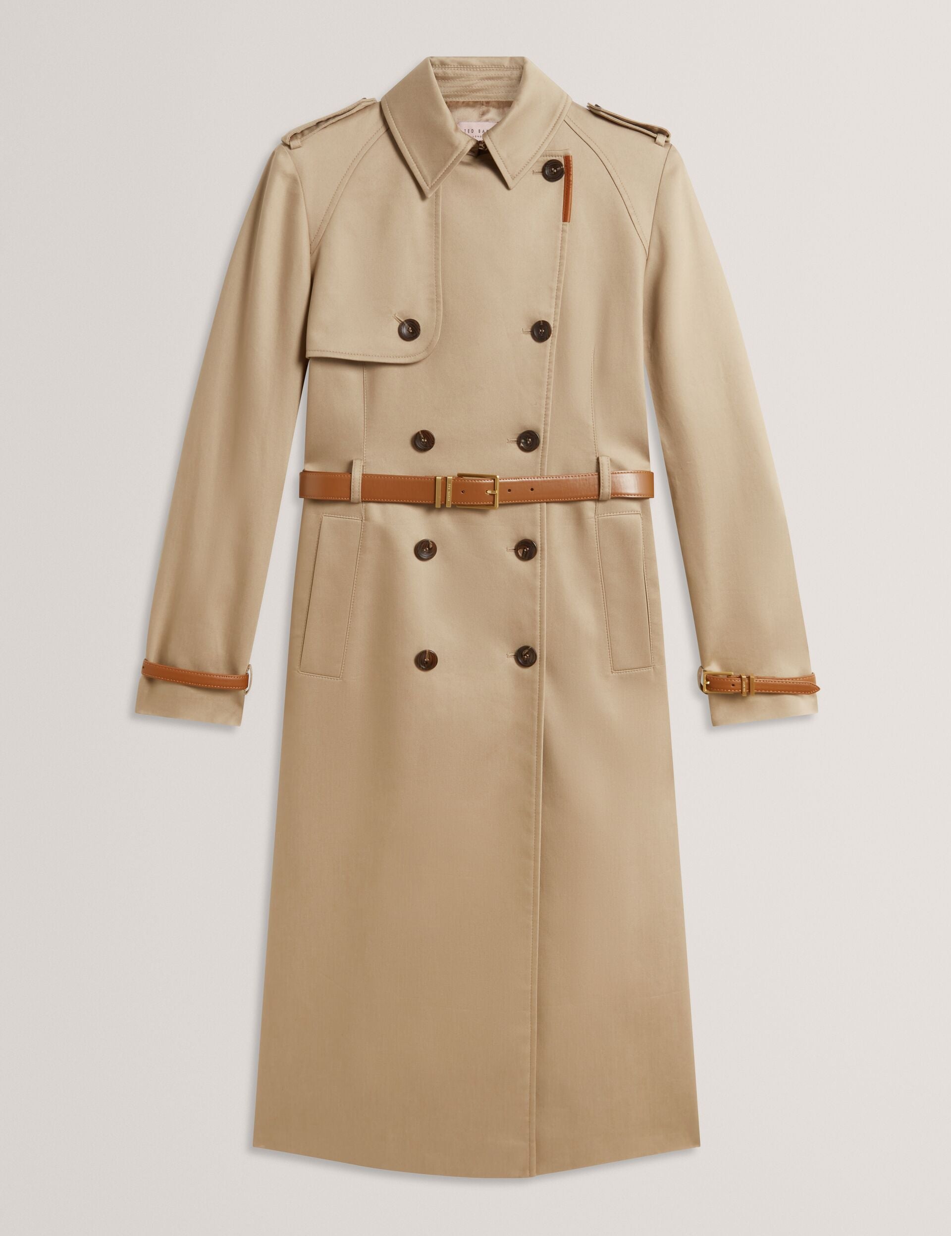 Ted Baker Arytha Cotton Twill Belted Trench Coat Women's