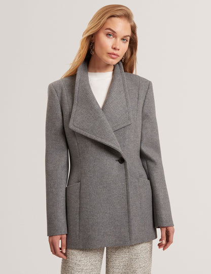 Ted Baker Evigna Wool Rich Hourglass Short Wrap Coat Women's