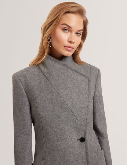 Ted Baker Evigna Wool Rich Hourglass Short Wrap Coat Women's