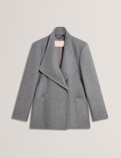 Ted Baker Evigna Wool Rich Hourglass Short Wrap Coat Women's