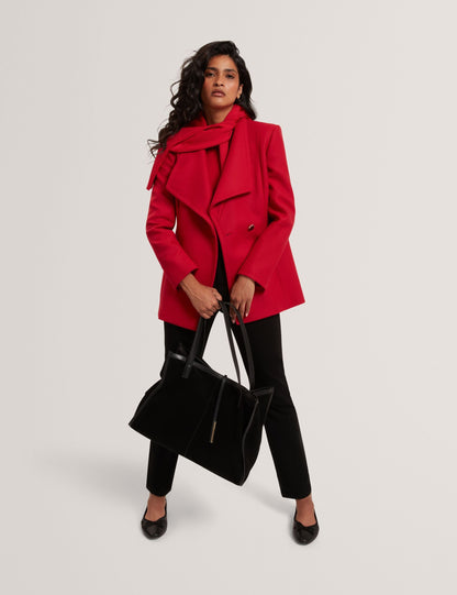 Ted Baker Evigna Wool Rich Hourglass Short Wrap Coat Women's