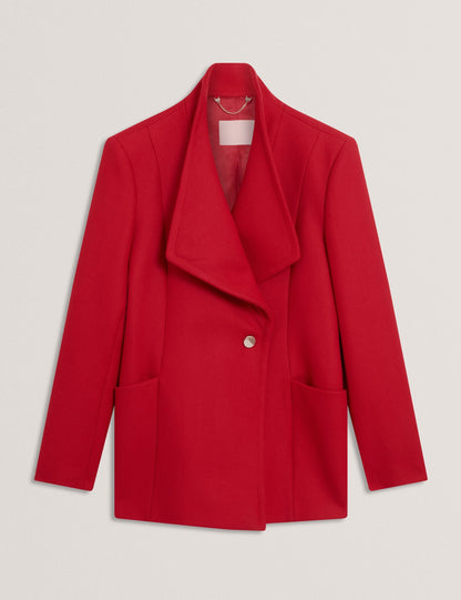 Ted Baker Evigna Wool Rich Hourglass Short Wrap Coat Women's