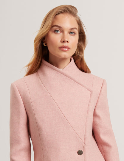 Ted Baker Evigna Wool Rich Hourglass Short Wrap Coat Women's
