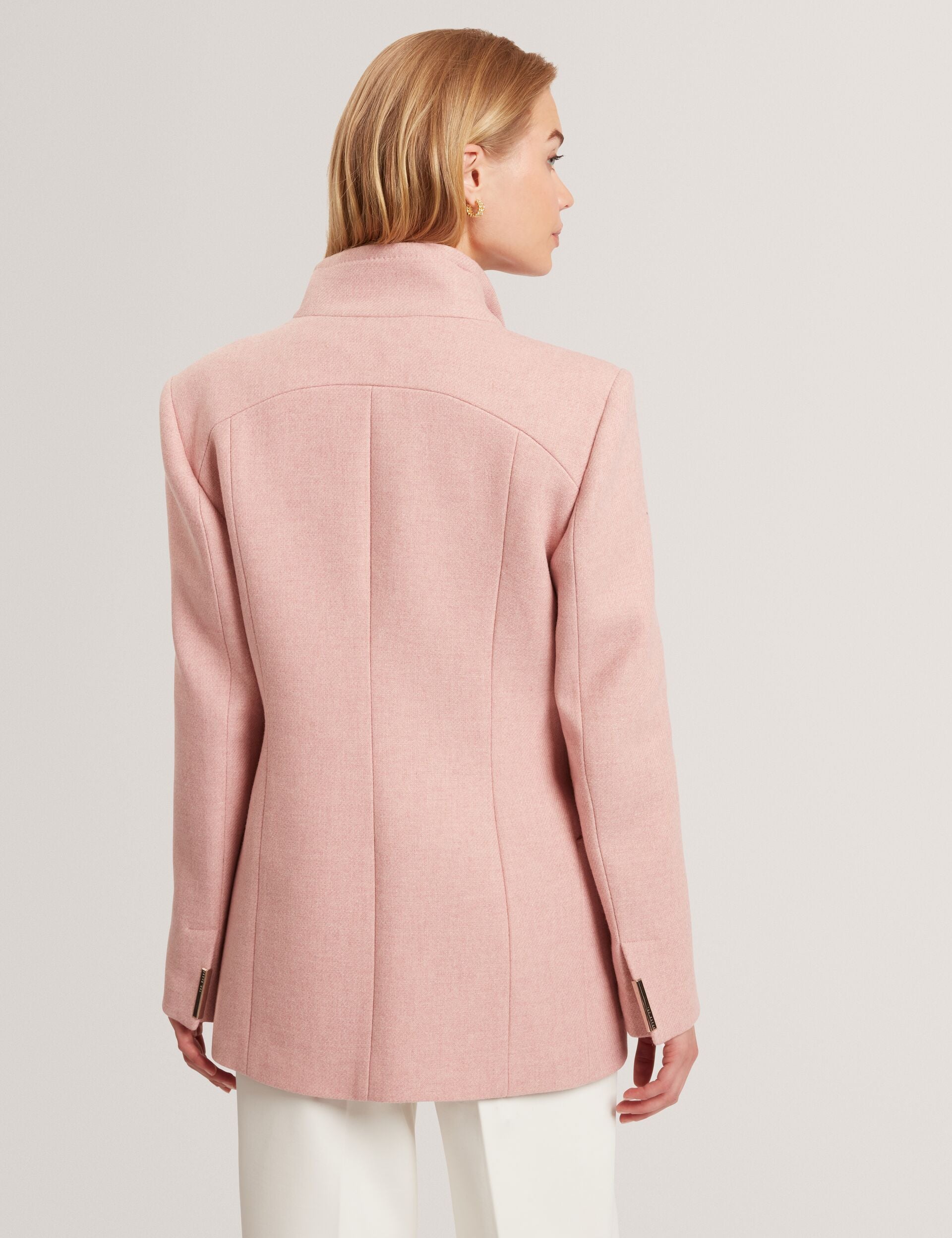Ted Baker Evigna Wool Rich Hourglass Short Wrap Coat Women's