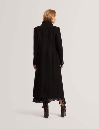 Ted Baker Mindee Wool Rich Hourglass Longline Wrap Coat Women's