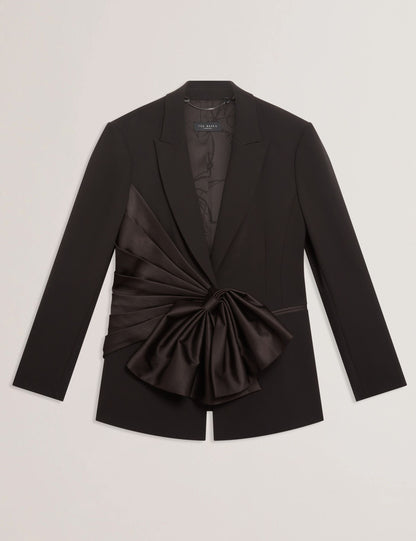 Ted Baker Xeni Satin Bow Sash Tailored Blazer Women's