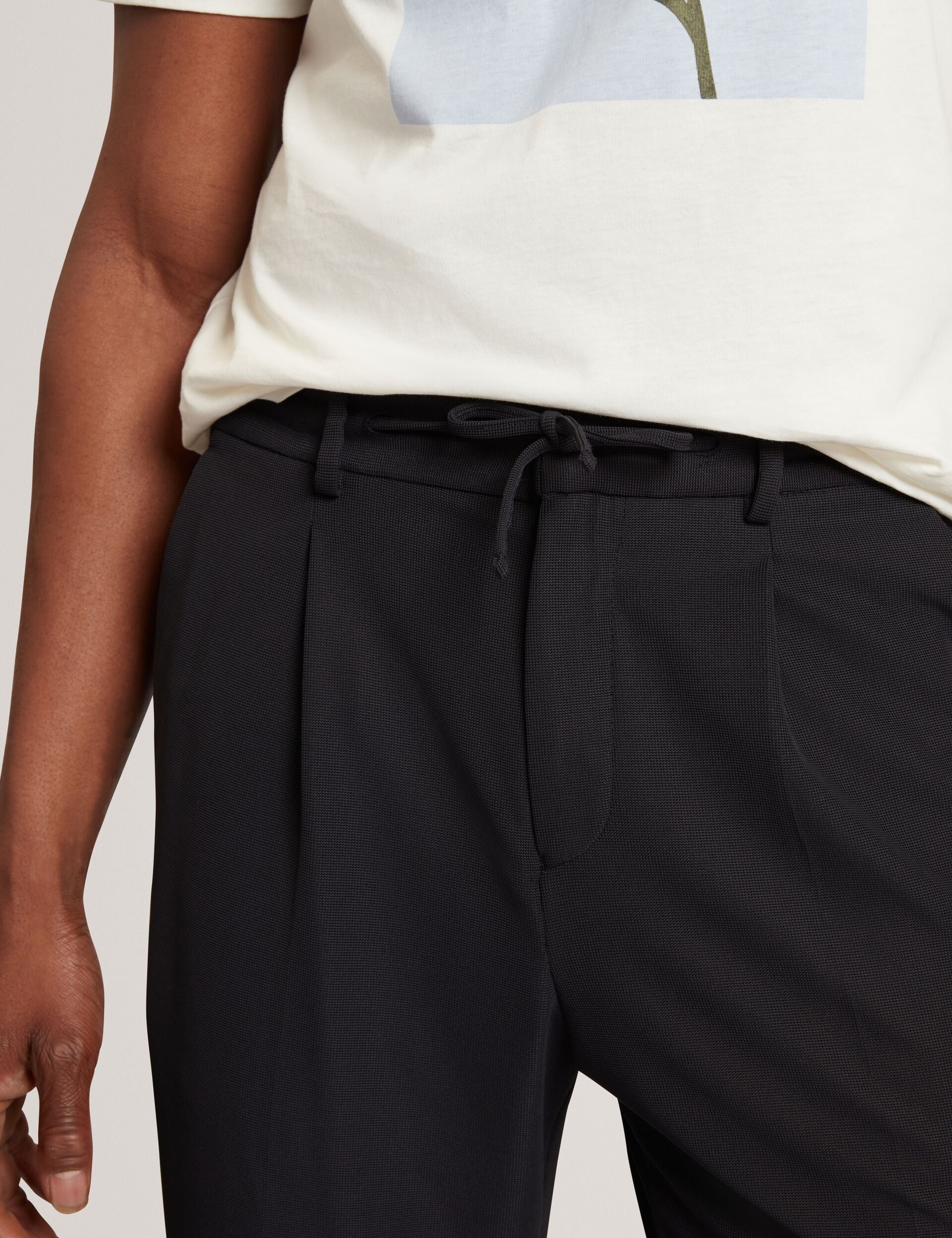 Ted Baker Cialdat Waffle Texture Tapered Leg Trousers