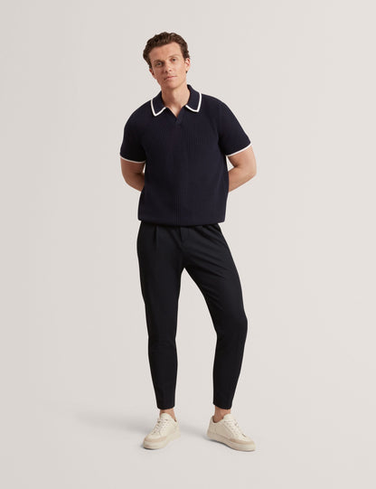 Ted Baker Cialdat Tapered Waffle Knit Trouser