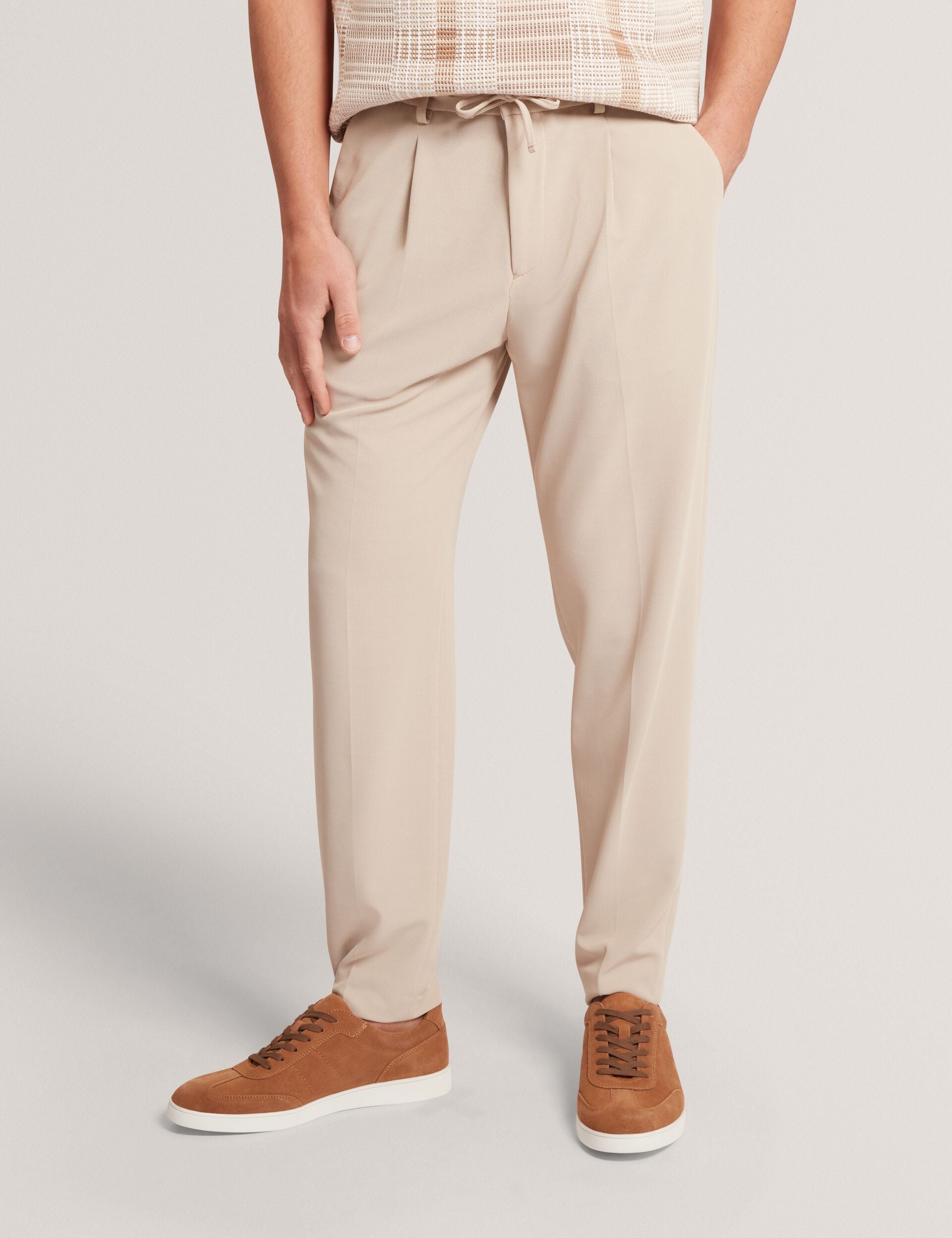 Ted Baker Cialdat Waffle Texture Tapered Leg Trousers