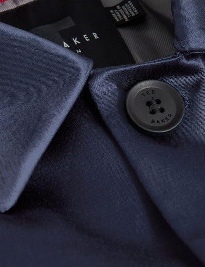 Ted Baker Fluidc High Shine Single Breasted Mac Jacket