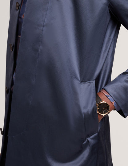 Ted Baker Fluidc High Shine Single Breasted Mac Jacket